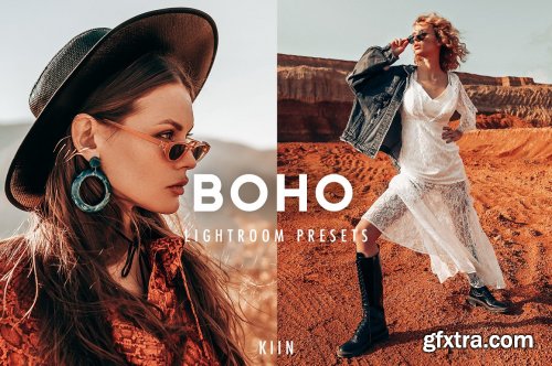 CreativeMarket - 4 BOHO LIGHTROOM PRESETS 5233345