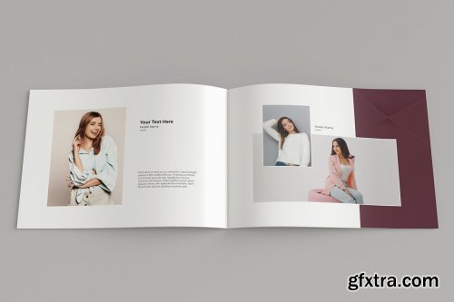 CreativeMarket - Fashion Lookbook Template 5258972