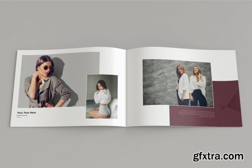 CreativeMarket - Fashion Lookbook Template 5258972