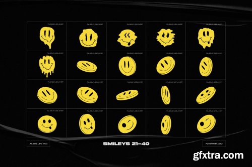 CreativeMarket - Acid Shapes 6043822