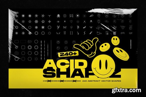 CreativeMarket - Acid Shapes 6043822