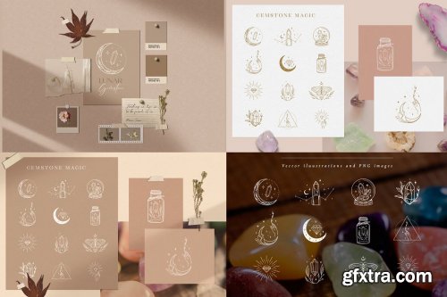 CreativeMarket - Logo Bundle ~ Mystic Designs 5595422