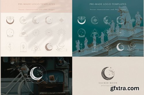 CreativeMarket - Logo Bundle ~ Mystic Designs 5595422