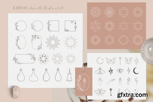 CreativeMarket - Logo Bundle ~ Mystic Designs 5595422