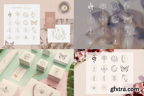 CreativeMarket - Logo Bundle ~ Mystic Designs 5595422