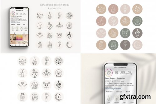 CreativeMarket - Logo Bundle ~ Mystic Designs 5595422