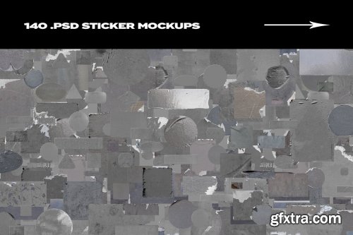 CreativeMarket - Sticker Mockup Bundle Logo Branding 5142909