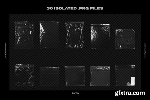 CreativeMarket - Isolated Empty Plastic Bags 3852370