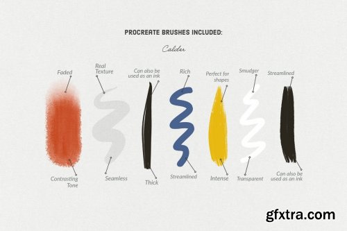 CreativeMarket - Calder's Art Procreate Brushes 5499141