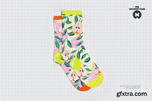 CreativeMarket - SOCKS MOCKUP SET 6423150