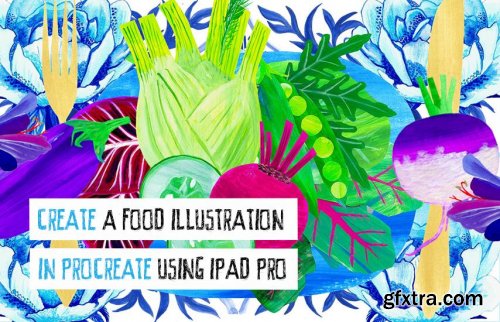  Create a Food Illustration in Procreate for iPad Pro