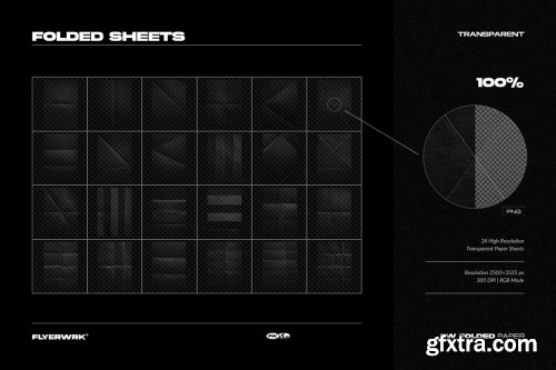 CreativeMarket - Folded Paper Sheets 6247209