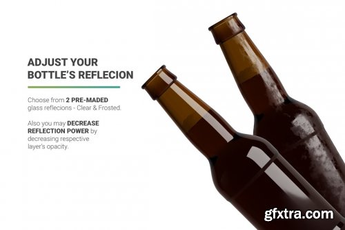 CreativeMarket - Beer Bottle Mockup 5003901