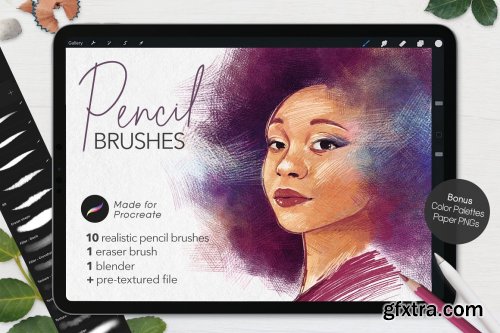 CreativeMarket - Ultimate Pencil Brushes • Procreate 5496534