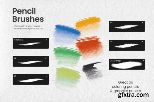 CreativeMarket - Ultimate Pencil Brushes • Procreate 5496534