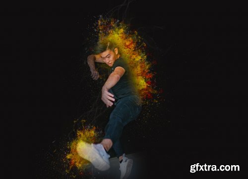 CreativeMarket - Real Fire Photoshop Action 5265414