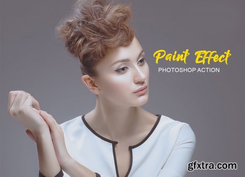 CreativeMarket - Paint Effect Photoshop Action 4742390