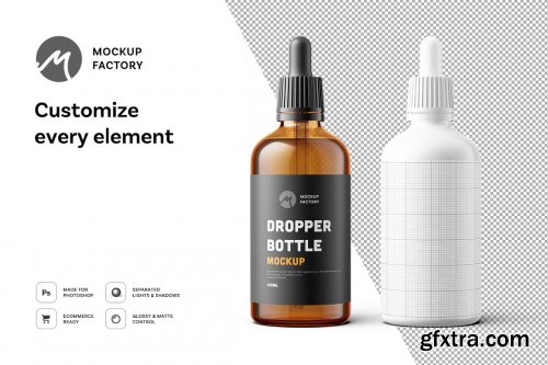 CreativeMarket - Dropper Bottle Mockup Vol.2 4562112