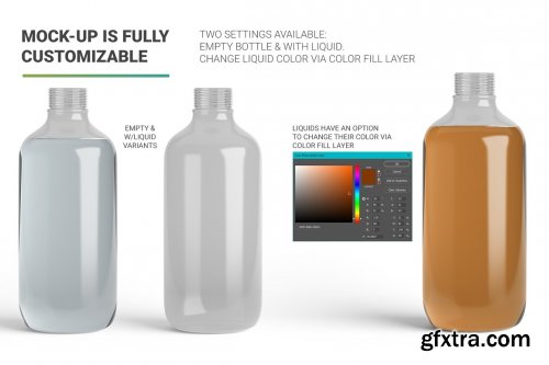 CreativeMarket - Sanitizer Bottle Mockup 4803089