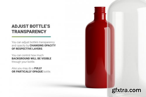 CreativeMarket - Juice Bottle Mockup 5325379