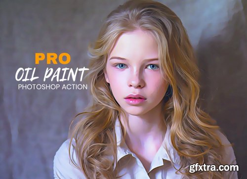 CreativeMarket - Pro Oil Paint Photoshop Action 4955896