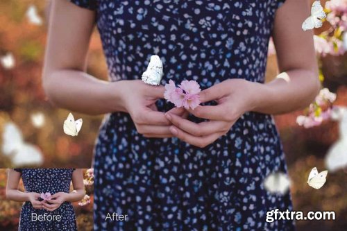 CreativeMarket - 52+ Butterflies Photo Overlays 6414950