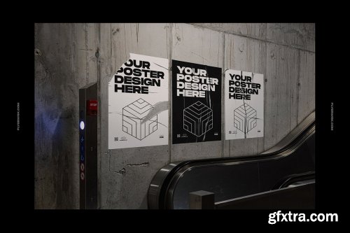 CreativeMarket - Urban Poster Wall Mockups 5013944