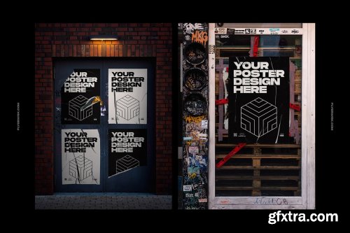 CreativeMarket - Urban Poster Wall Mockups 5013944