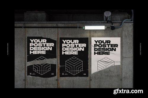 CreativeMarket - Urban Poster Wall Mockups 5013944