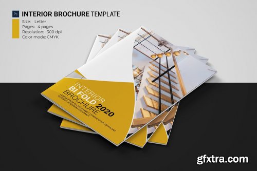 CreativeMarket - Interior Brochure Template 4607428