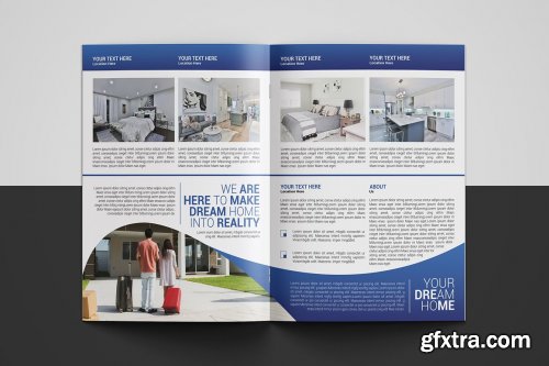 CreativeMarket - Real Estate Brochure 4583631