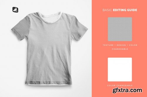 CreativeMarket - Top view Boy’s Summer Tshirt Mockup 4737638