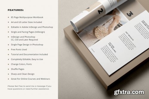 CreativeMarket - Noctua Workbook Template 5049838