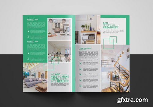 CreativeMarket - Real Estate Brochure 4583628