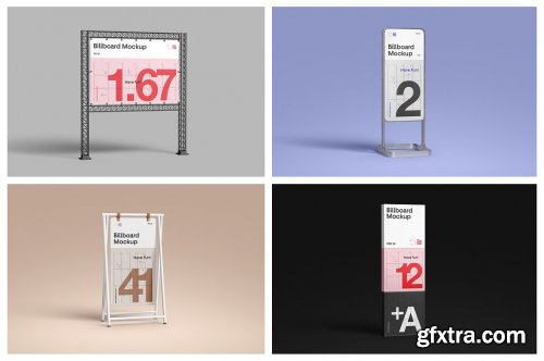 CreativeMarket - Billboard Mockups + Banners & Signs 6440335