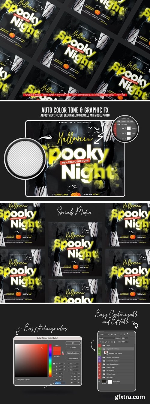 Halloween Night Flyer