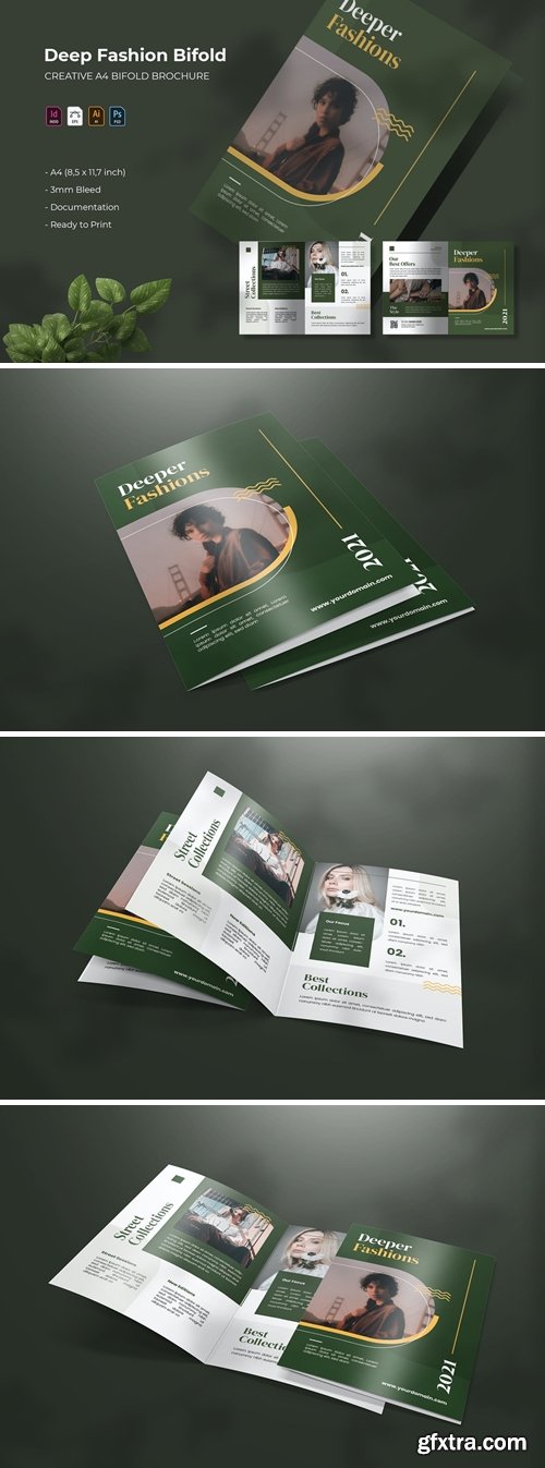 Deep Fashion | Bifold Brochure