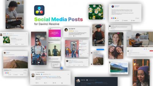 Videohive - Social Media Posts for Davinci Resolve - 33533285 - 33533285