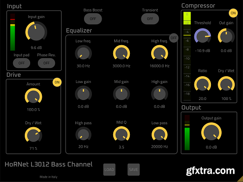 HoRNet L3012 Bass Channel v1.0.1