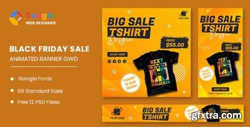 CodeCanyon - Big Sale Tshirt HTML5 Banner Ads GWD v1.0 - 33671397