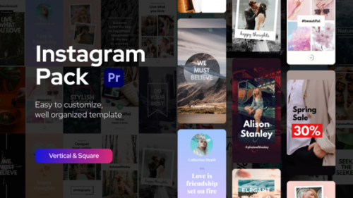 Videohive - Instagram Pack for Premiere Pro - 33650439 - 33650439