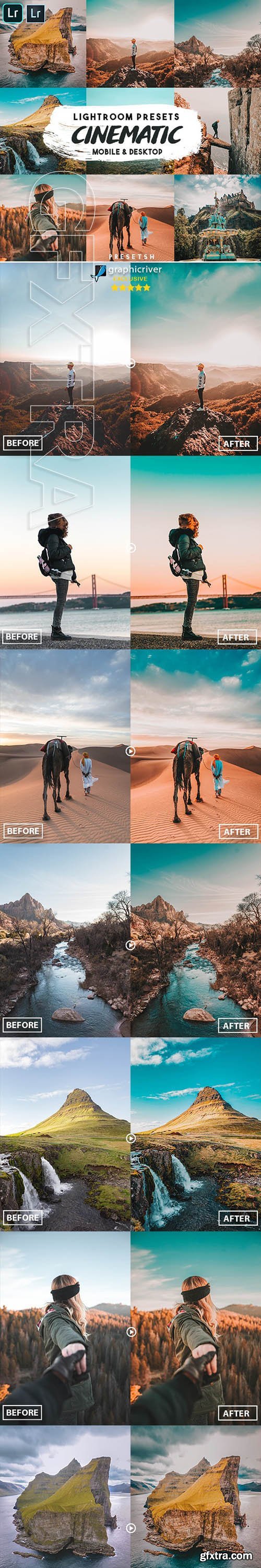 GraphicRiver - Cinematic insta Lightroom Presets 25602720