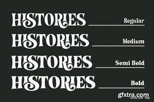 Histories - Fairytale Typeface