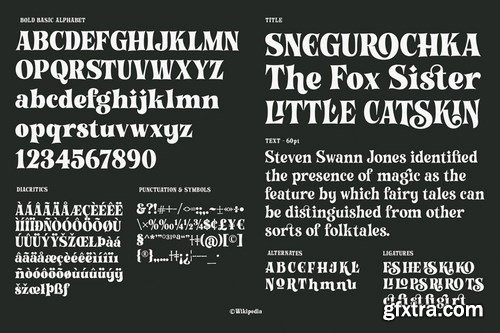 Histories - Fairytale Typeface