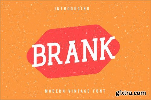 Brank Retro Font