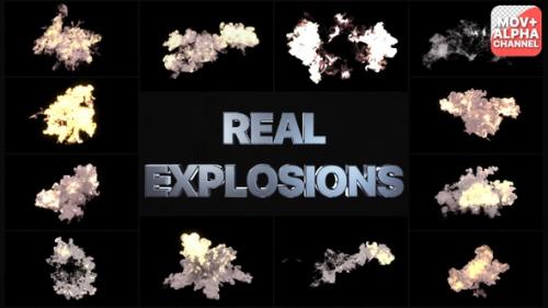 Videohive - Real Explosions | Motion Graphics - 33635738 - 33635738