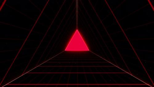 Videohive - Motion Wave VJ Retro Style 80s Grid Triangles - 33655313 - 33655313