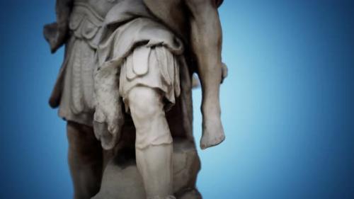 Videohive - Statue of a Trojan Hero Aeneas Saving His Aged Father Anchises - 33655611 - 33655611