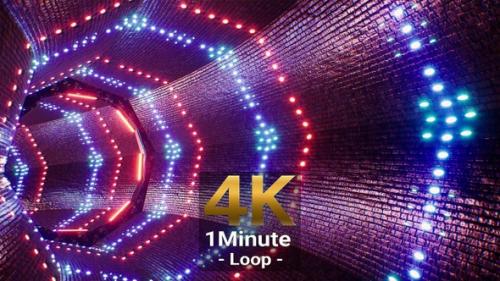 Videohive - Red and Blue Light Tunnel VJ Loops - 33675589 - 33675589