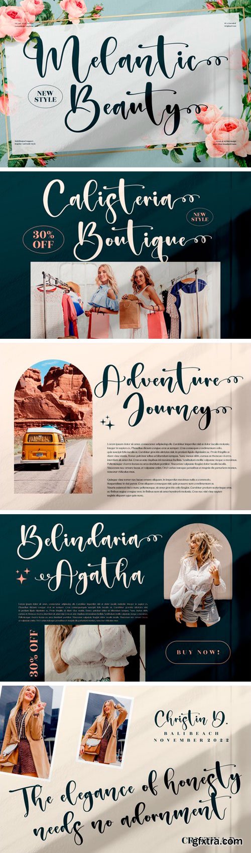 Melantic Beauty Script Font